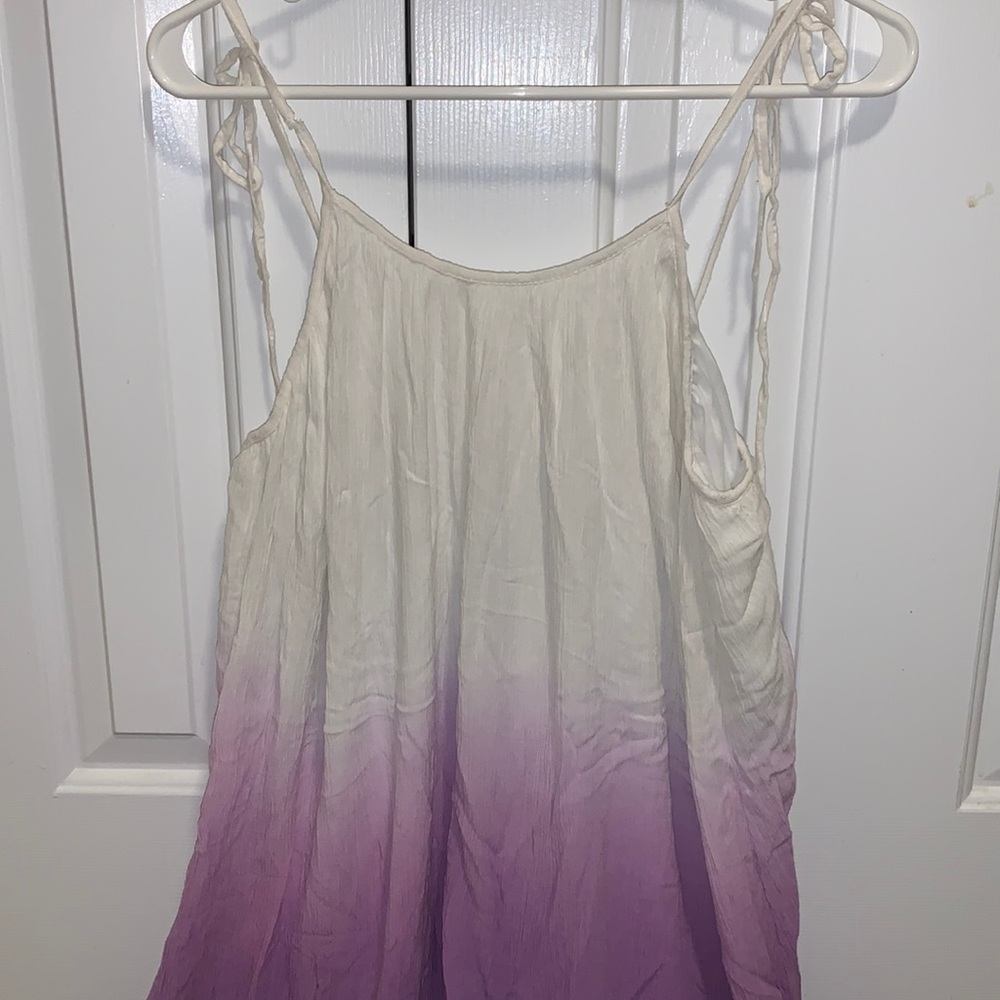 *NWT* Tobi ombré lace trim dress